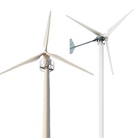 Générateur éolien horizontal de type dynamo 5KW 10KW de fabrication chinoise, contrôleur de turbine éolienne compatible