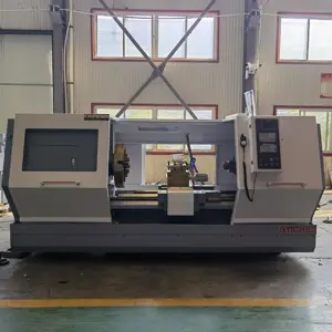 Tour CNC automatique Machine de tour à métaux horizontale robuste CK6180