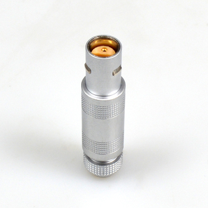 OURCONN Compatible avec les connecteurs auto-bloquants Fischer Push-pull, série F, prise étanche en métal courte argentée 0F 1F 2F 3F - Product Image 3