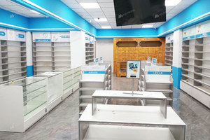 05-QWJYS009-B Vitrina Ecológica para <span class=keywords><strong>Farmacia</strong></span>, Estantes de Vidrio para <span class=keywords><strong>Farmacia</strong></span>, Diseño de Estantes para <span class=keywords><strong>Farmacia</strong></span>, Diseño Interior Personalizado para Tiendas - Product Image 6