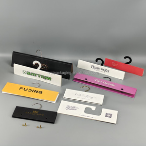 Tùy Chỉnh Cổ Phiếu Giá Rẻ Đen Dệt Vải <span class=keywords><strong>Swatch</strong></span> Mẫu Hiển Thị Giấy Móc Áo Cho Vải Hoặc Vải Tiêu Đề Móc Áo - Product Image 1