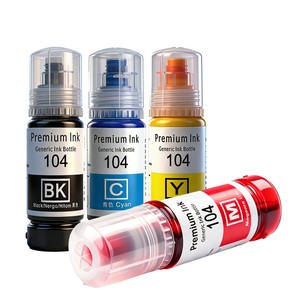 Bouteille d'encre pour <span class=keywords><strong>imprimante</strong></span> <span class=keywords><strong>EPSON</strong></span> 104 ET2710/2720/2711/<span class=keywords><strong>4700</strong></span>/2712/2714/2715/2751/15000/ET2700/2750/3700/3750/4750/2726/2756 - Product Image 2