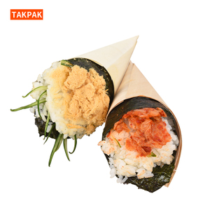 Cône en bois biodégradable <span class=keywords><strong>de</strong></span> style japonais pour apéritifs <span class=keywords><strong>de</strong></span> dessert, salades dans les restaurants, les bars, les auberges et les dîners - Product Image 2