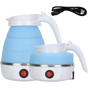 High Quality Silicone Portable Foldable Electric <b>Kettle</b> for Camping-Thermal Insulation & Dishwasher Safe - Product Image 3
