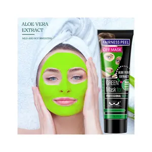 Fabriek Directe Verkoop Mooie Cowry Tear Zwart Masker Te Verdunnen Melanine Whitening Verhelderende Hydraterende Aloë Groene Tear Mask