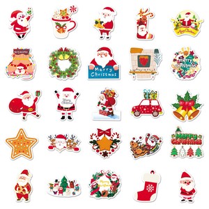52 Adhesivos Decorativos Navideños con Diseños Variados para Niños, para Diarios, Tarjetas, Monopatines y Maletas - Product Image 5