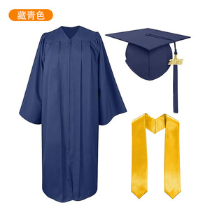 Robes de graduation Jing Zherui, robes académiques unisexes taille adulte avec étiquette, vente en gros pour étudiants universitaires - Product Image 3