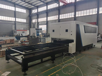 Machine de découpe laser à fibre 6000W avec double poste de travail, moteur servo Yaskawa, optimisation de la découpe par IA, système de contrôle CNC
