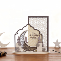 Décoration Islamique de l'Aïd 2026, Décoration de Chambre, Ramadan Kareem, Décoration de Table de Fête, Éclairage 3D, Lampe en Bois Ramadan, Cadeaux Artisanaux, Décoration Ramadan