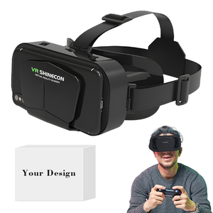 ชุดหูฟัง VR น้ำหนักเบาพิเศษ แว่นตา VR ที่ใช้งานร่วมกันได้หลากหลาย เลนส์เรซินออปติคอลทรงแอสเฟียริกขนาด 40 มม. กล่อง VR สำหรับดูหนังและเล่นเกม - Product Image 1
