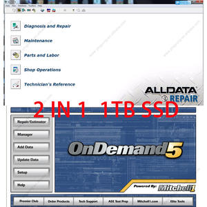 SSD 1 To neuf avec base de données logicielle de réparation automobile et logiciel de schémas de câblage pour <span class=keywords><strong>AllDATA</strong></span> 10.53 OnDemand5 Mitchell1 - Product Image 2