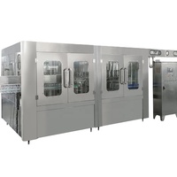Presisi Tinggi Full Automatic Filling Capping Packing Mineral Murni Air Botol Air Line
