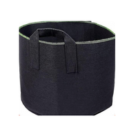 Sac de culture de jardin en non-tissé robuste de 45 L, hauteur de 40 cm, réutilisable, respirant, pot de plantation pour la culture à domicile, les plantes de terrasse, les légumes