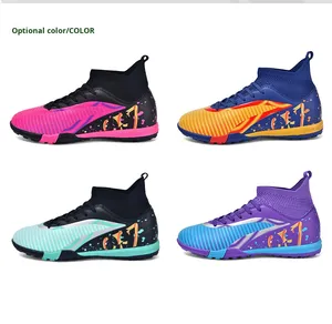 Botas de Fútbol Xunhe de Caña Alta, Tacos para Césped, Entrenamiento Deportivo, Fútbol Sala, Tacos para Césped Artificial, Zapatillas Deportivas para Hombre, Zapatos de Fútbol para Niños - Product Image 6