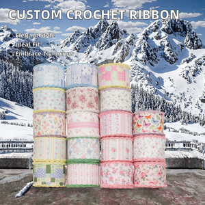Cintas de Grosgrain Florales Personalizadas de Alta Resistencia, 100% Poliéster, Impresas con Lámina Plateada, Doble Cara, 2 Pulgadas de Ancho, Rollos de Cinta Multiusos VN DIY - Product Image 2