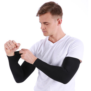 Unisex verano deportes al aire libre UV brazo calentador compresión manga baloncesto ciclismo <span class=keywords><strong>correr</strong></span> protección Golf hielo brazo manga - Product Image 3