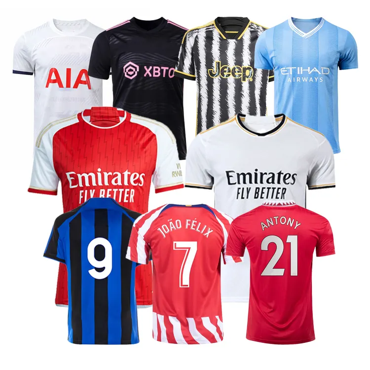 Premium Secagem Rápida Futebol Uniforme Top Sublimação Football Club Set Homens Camisas Versão Jogador Treinamento Jersey