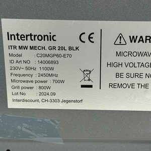 <span class=keywords><strong>Horno</strong></span> <span class=keywords><strong>Microondas</strong></span> Blanco <span class=keywords><strong>de</strong></span> 20L, Estándar Europeo, 220v 50hz, 800W <span class=keywords><strong>de</strong></span> Potencia <span class=keywords><strong>de</strong></span> Entrada y Salida, Acero Inoxidable, Independiente, <span class=keywords><strong>para</strong></span> Cocina Doméstica - Product Image 5