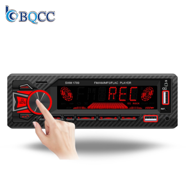 Manufacturer 1 DIN Car MP3/DVD Player with Big Screen Hands-Free Radio Support RDS AM FM BT Voice Assistant & Amplifier