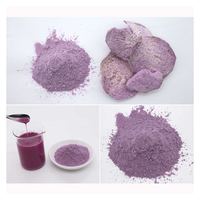 Poudre d'igname Ube de marque privée, soluble dans l'eau, poudre d'igname Ube biologique, prix de gros, poudre d'igname violette