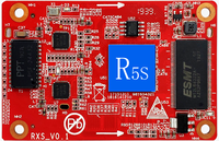 Carte de réception Huidu HD-R5S HD-R5S Plus, système de contrôle synchrone haute performance pour panneaux d'affichage LED, intérieur/extérieur
