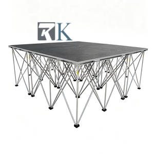 Customized Plywood Platform Stage Aluminum Support Mobile Stage for Wedding Performance Exhibition Music Events - Product Image 1