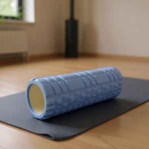 Rouleaux en mousse classiques bleus pour yoga, 45x14CM - Product Image 3