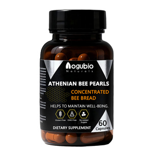 Suplemento de Polen de Abeja Aogubio, Perlas de Abeja Atenienses, Apoyo Natural, Extracto de Pan de Abeja Espartano y Vitamina C, Cápsulas de Polen de Abeja - Product Image 1