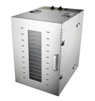 Prix de machine de séchage de nourriture de machine de déshydrateur d'acier inoxydable avec 16 plateaux