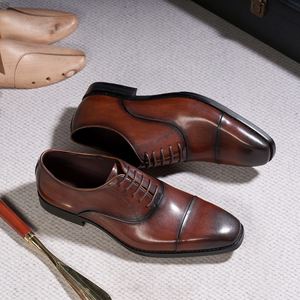 Nouvelles Chaussures Habillées Classiques en Cuir Véritable pour Hommes Style Britannique 2026 – Idéales pour le Bureau et les Soirées d'Automne - Product Image 5