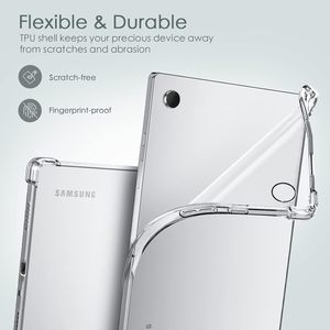 Rõ ràng trong suốt trường hợp đối với Samsung Galaxy Tab A9 + cộng với 11 ''x210 x216 x218 mềm trường hợp Slim chống sốc <span class=keywords><strong>TPU</strong></span> bảo vệ Bìa - Product Image 2