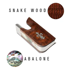 ชิ้นส่วนคันชักไวโอลินกบไวโอลินสำหรับต้นแบบ snakewood อะไหล่คันชักไวโอลินสำหรับช่างทำคันธนูลูเทีย - Product Image 6