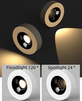 Lámpara de Techo LED de 9w, Diseño Moderno para Interiores, 110v 220v, Ultrafina, Antideslumbrante, de Superficie, para Hogar y Centros Comerciales