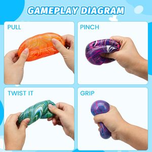 Juguetes Antiestrés con Forma de Cubo de Hielo, Diseño Nuevo, Cubo Cuadrado para Aliviar el Estrés, Bola de Maltozina para Apretar, Juguetes Sensoriales para Niños de 5 a 7 Años, Unisex - Product Image 5