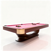 Table de billard de luxe 9 pieds en bois massif, personnalisée en usine, qualité supérieure, design standard, ardoise de tournoi, durable