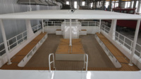 Catamaran de pêche et de tourisme en aluminium de 12 m homologué CE, moteur hors-bord de 500 CV, excellente stabilité pour les excursions de passagers