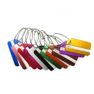 ป้ายชื่อกระเป๋าเดินทางแบบกำหนดเองพร้อมโลโก้พิมพ์ ป้ายชื่อกระเป๋าเดินทางโลหะอะลูมิเนียมสลักด้วยเลเซอร์ - Product Image 4