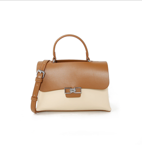 2025 nouveau gros mode bandoulière et sac de messager en PU pour femmes à une épaule avec petite fermeture à serrure sac à main polyvalent - Product Image 1
