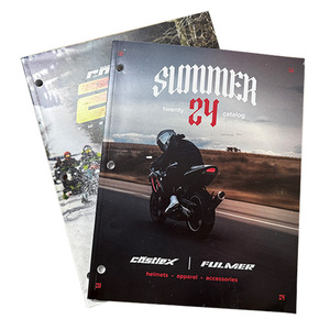 Custom Sewn Binding Perforated Booklet Color Printing 16mo <b>Thread</b> <b>Locked</b> Deluxe Edition Catalog Brochure Design - Product Image 1