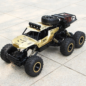 Coche <span class=keywords><strong>RC</strong></span> de Alta Velocidad, Todoterreno 4x4, con Amortiguadores, Seis Ruedas Grandes de 46 cm, Radiocontrol, para Escalar Obstáculos - Product Image 3