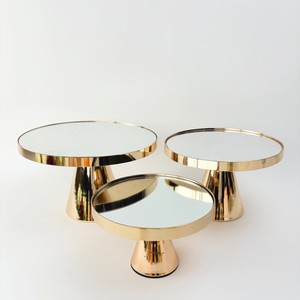Soporte para Pasteles de 12 y 14 Pulgadas, Dorado, con Tapa, para Mesa de Postres, Bodas, Soportes para Cupcakes con Cúpula - Product Image 2