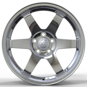 Jantes de course forgées chromées légères à 6 branches Viaol, style JDM classique, 16, 17, 18 pouces, compatibles avec <span class=keywords><strong>Honda</strong></span> Civic, Accord, Inspire, Toyota - Product Image 3