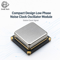 Oscilador de Reloj de Cristal EVOL-200 de EvolE Tech, 50MHz, SMD, Bajo Ruido de Fase, 3.3V, Carcasa Metálica Blindada, Marcado Personalizado OEM