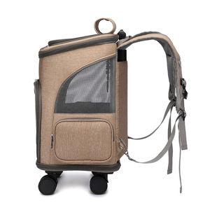 Evcil hayvan taşıyıcı moda açık su geçirmez seyahat evcil hayvan taşıyıcı çanta <span class=keywords><strong>Pet</strong></span> seyahat arabası - Product Image 3