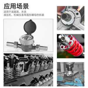 Jeu de clés pour compteur d'eau ProGrade, 10 pièces, réglables, métriques, chromées, en acier au chrome-vanadium, qualité industrielle - Product Image 3