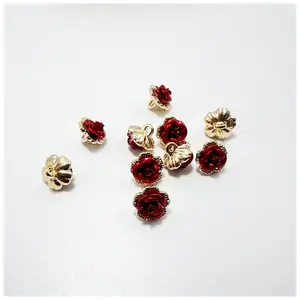 High-End Women's Clothing With Rose Design Custom Wholesale Featuring Electroplated Metal Buttons