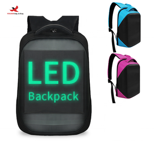 กระเป๋าเป้สะพายหลัง LED กันน้ำแบบกำหนดเองได้ พร้อมหน้าจอ LED แสดงผลแบบไดนามิก สำหรับโฆษณาและแสดงความเป็นตัวตน GZ RTS สั่งซื้อแบบคละจำนวนมาก - Product Image 2