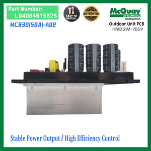 แผงวงจรโมดูลอินเวอร์เตอร์ปั๊มความร้อน McQuay รุ่น L04084615825 MC830-A02 สำหรับยูนิตภายนอก VRF แผงวงจร PCB ไดรฟ์คอมเพรสเซอร์ อะไหล่ HVAC สำหรับเปลี่ยน - Product Image 3