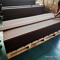 Chine top fournisseur vente chaude wpc panneau mural K218-28A façade bois utilisant extérieur et intérieur décoration bonne qualité pas cher prix