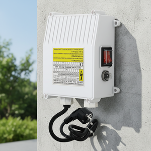 <span class=keywords><strong>Pompe</strong></span> à eau électrique monophasée 220V, <span class=keywords><strong>pompe</strong></span> submersible, <span class=keywords><strong>pompe</strong></span> pour puits profond, boîte de commande de démarrage et de fonctionnement avec protection, interrupteur de réinitialisation manuel - Product Image 1